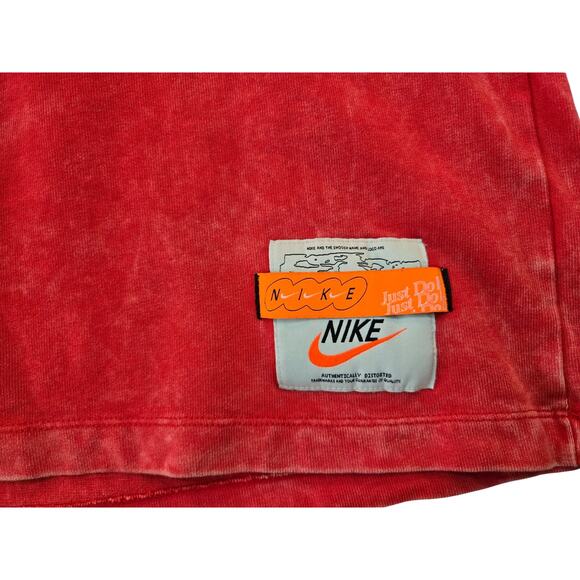 Nike Wash Drip Long Sleeve Shirt University Red DC2724-657 Men's - Picture 5 of 8